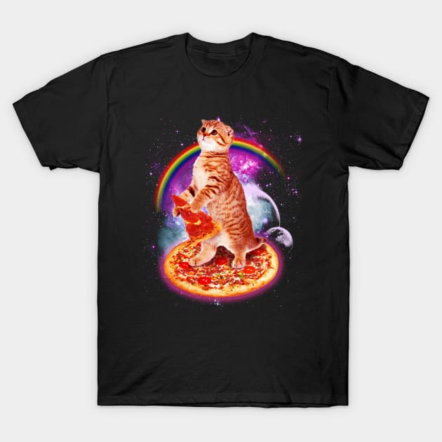 Cat Space Pizza Cats And Pizzas T Shirt TeePublic